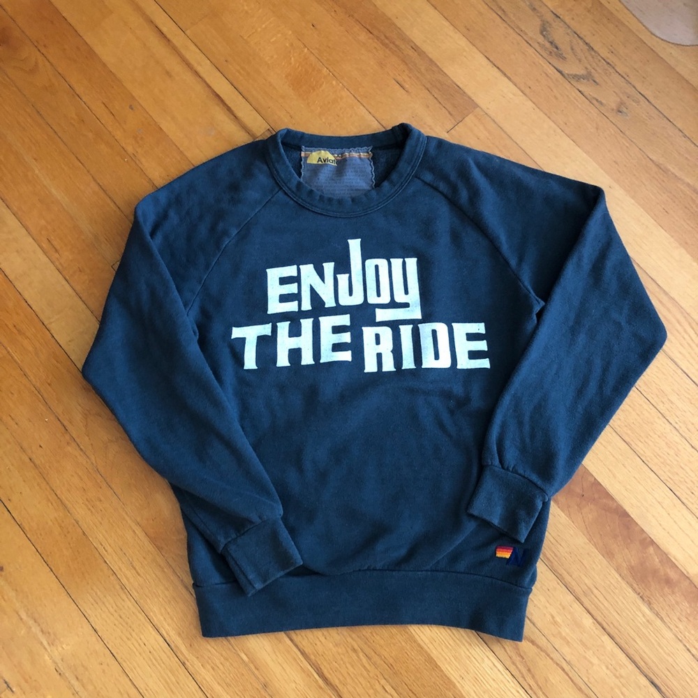 Aviator nation enjoy the ride crewneck XS